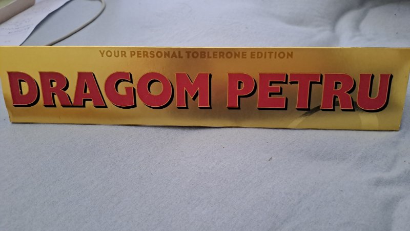 Personalizovane Toblerone